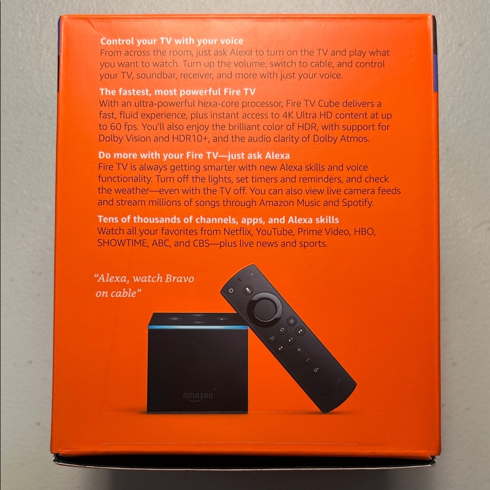 Amazon Fire TV Cube 2nd Gen 4K HDR Alexa Streaming Media Player Open Box - Picture 8 of 11